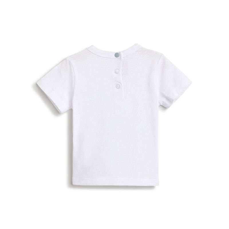 Boys White Graphic Printed Short Sleeve T-Shirt image number 1
